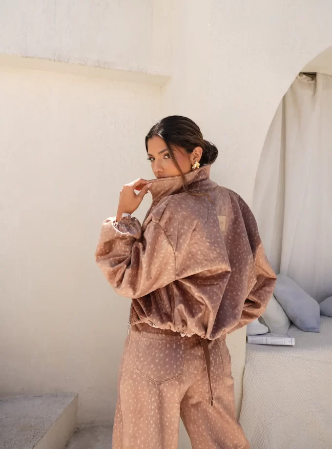 Chaqueta Bambi con estampado de venado para mujer – VASDRA