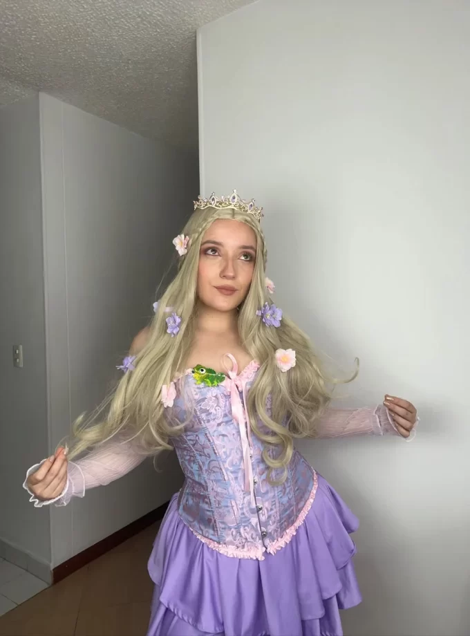 Disfraz princesa Rapunzel