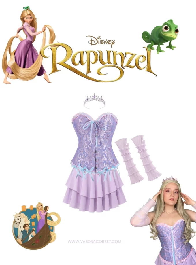 Disfraz princesa Rapunzel