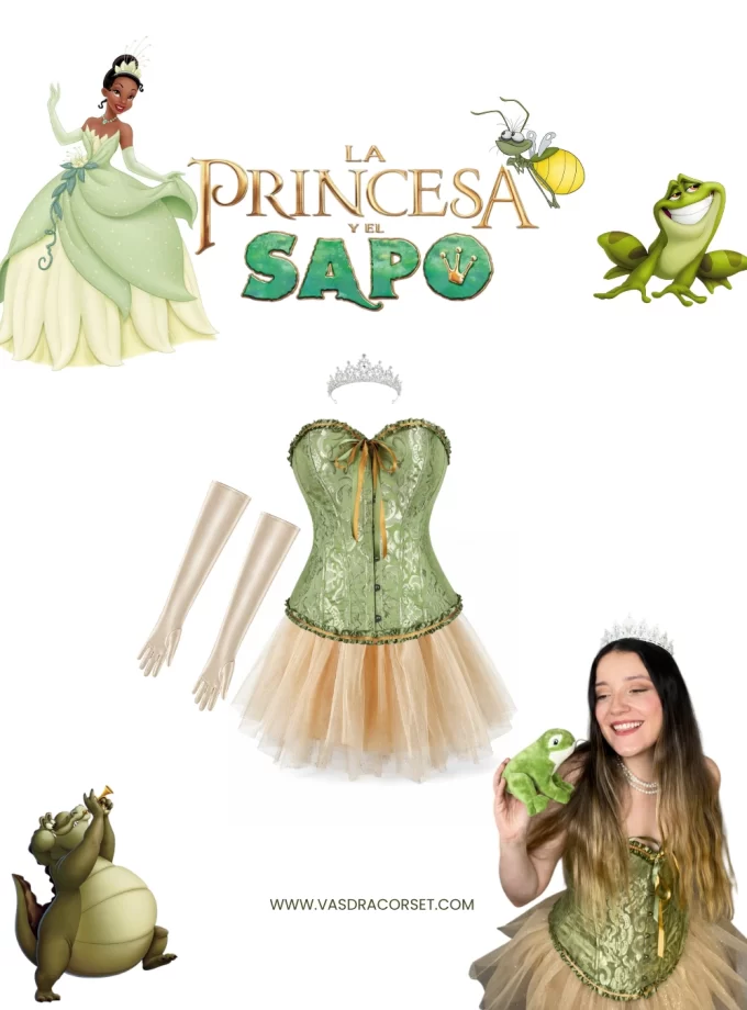 Disfraz princesa Tiana