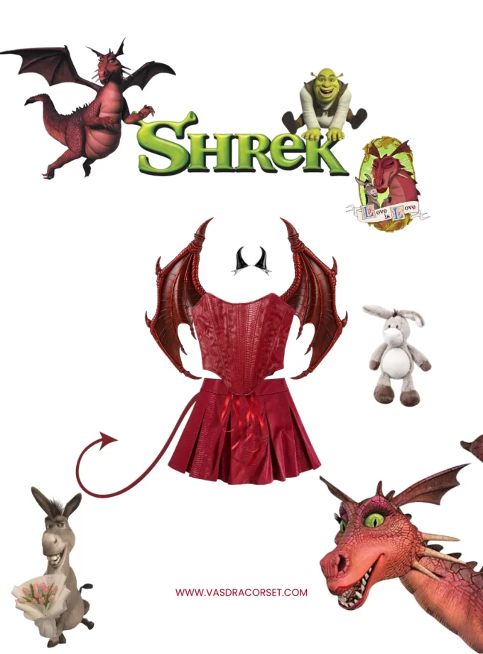 Disfraz Dragona de shrek