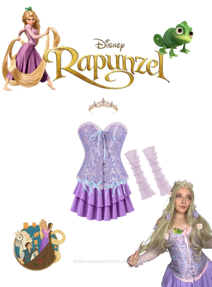 Disfraz princesa Rapunzel